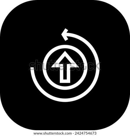 Efficient project development icon with black filled line outline style. efficiency, efficient, performance, energy, concept, technology, business. Vector Illustration