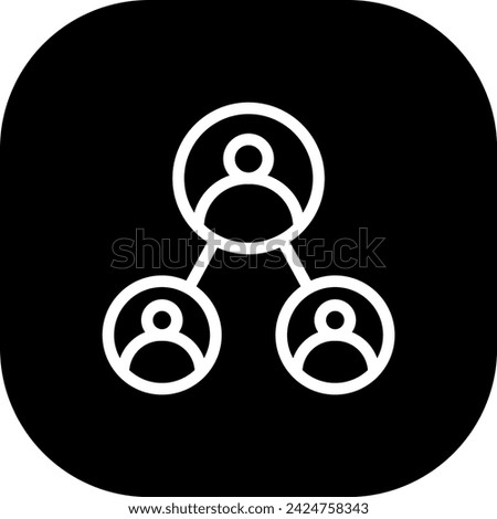 Affiliate digital marketing icon with black filled line filled line outline style. marketing, business, strategy, affiliate, network, concept, online,. Vector Illustration