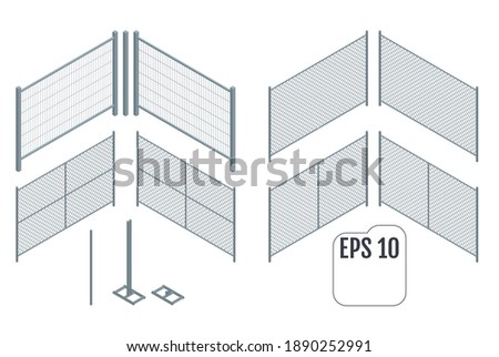 Similar – Image, Stock Photo Stone in wire mesh wall