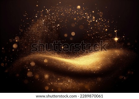 Similar – Image, Stock Photo It glitters and sparkles from the darkness. | Water drops.