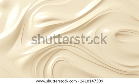 Similar – Image, Stock Photo Soft vanilla ice cream with chocolate stick