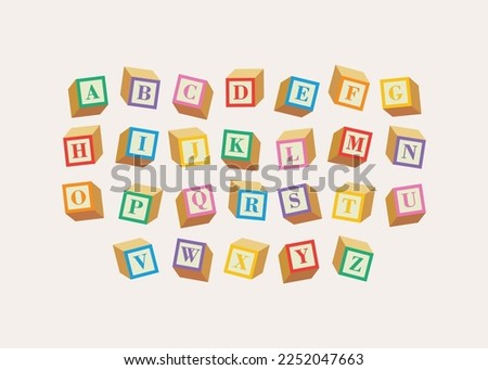 Alphabet Blocks Clipart | Free download on ClipArtMag