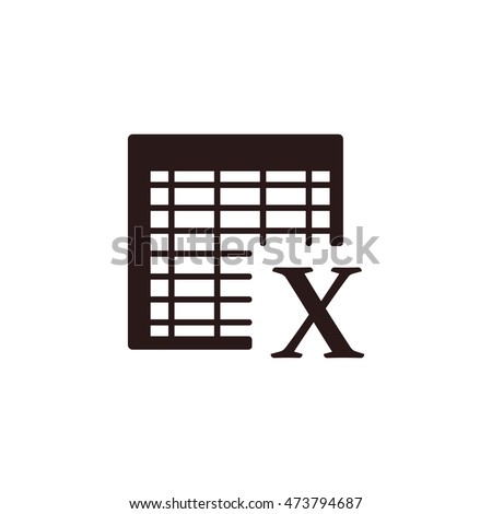 Excel Icon, Flat Design Style Stock Vector 473794687 : Shutterstock