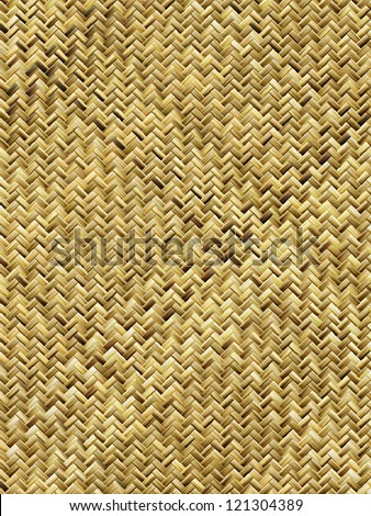 Natural woven reeds textured basket background, digital illustration