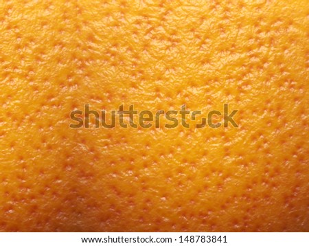 Abstract generated shiny fresh orange peel closeup background