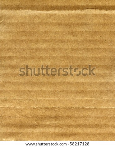 Textured recycled cardboard with natural fiber parts