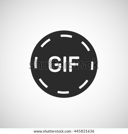gif animation button icon