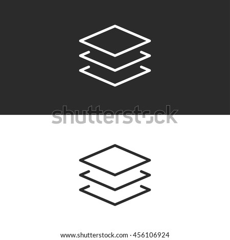 layers line icon