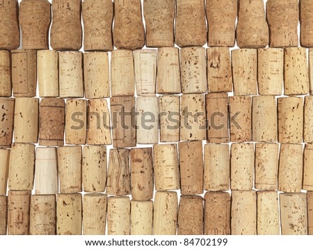 texture of cork stoppers