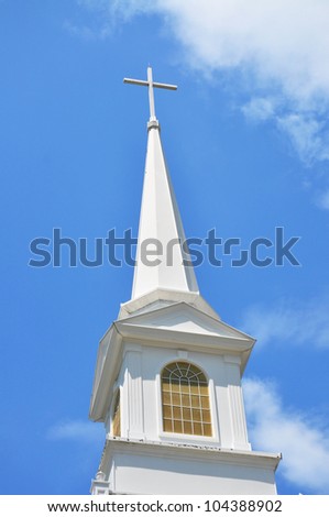 Similar – Image, Stock Photo steeple Church