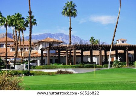 View of Golf Resort in Palm Springs California