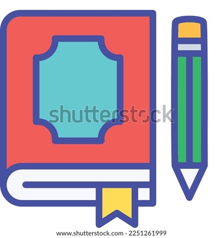  Book, dairy fully editable vector fill icon