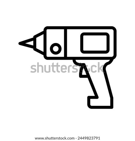 Drill Machine icon, machine, tool, bore, hole, editable vector, pixel perfect, illustrator ai file