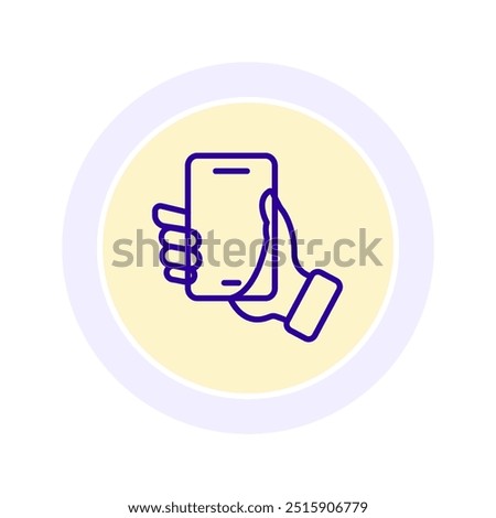 Contactless Payment circle icon , vector, pixel perfect, illustrator file