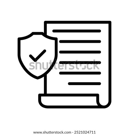 Security Compliance line icon , vector, pixel perfect, illustrator file