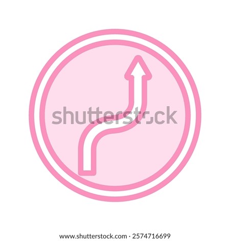 Up Direction duotone line icon , vector, pixel perfect, illustrator file