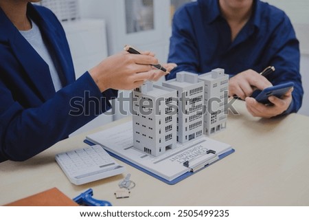 Similar – Image, Stock Photo Condominiums condominium