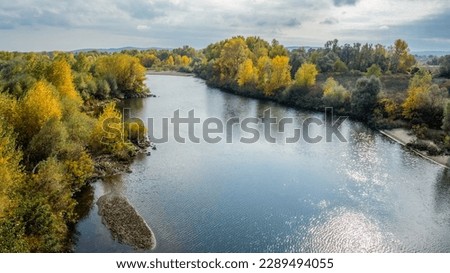 Similar – Image, Stock Photo Landscape of Evros river in Greece.