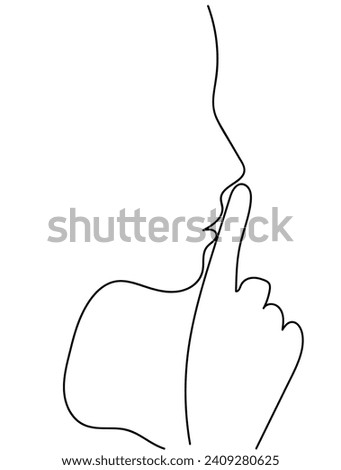 Quiet Mouth Clipart 