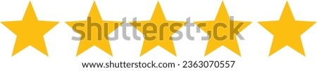 Five star review amazon symbol