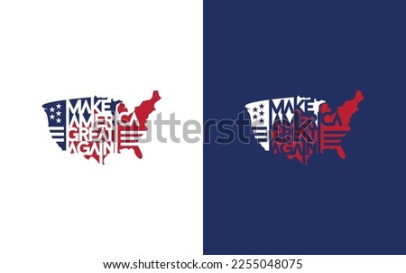 Make America great again illustration. Make America great again illustration for t-shirts, caps, banners, and other accessories. Vector illustration.