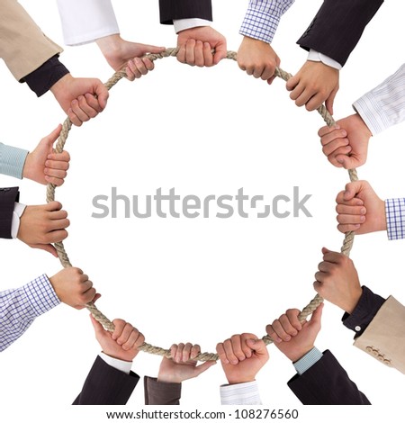 Similar – Image, Stock Photo Rope team with forms made of fabric in the wind