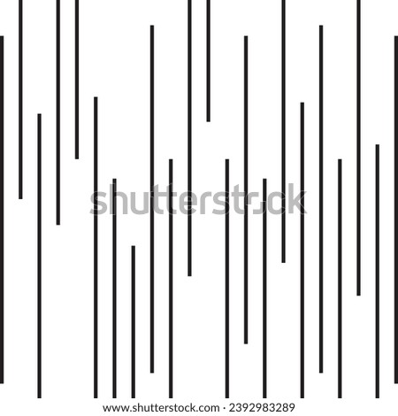 modern simple abstract seamlees black color short half vertical line pattern art