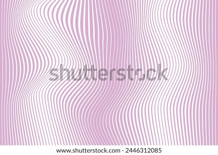 simple abestract levender color small to big blend halftone vertical line wavy pattern purple lines in a white background with a purple line