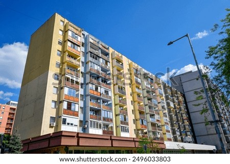 Similar – Image, Stock Photo concrete block Town