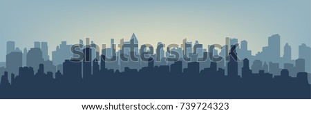 Silhouette of the city