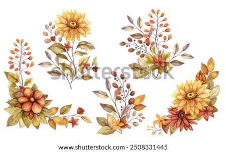 Similar – Image, Stock Photo Golden October Sunflower