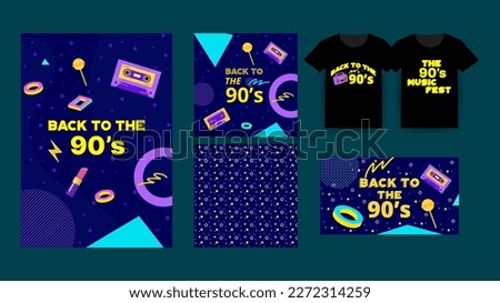 90s Hip Hop Flyer, All Social media post design, Twitter post design, T-shirt design, pattern design. Audio cassette, the music fest .
