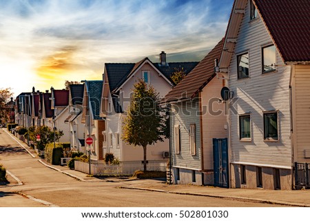 Similar – Image, Stock Photo Sunrise in Stavanger