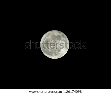 Waning gibbous moon one day after full moon