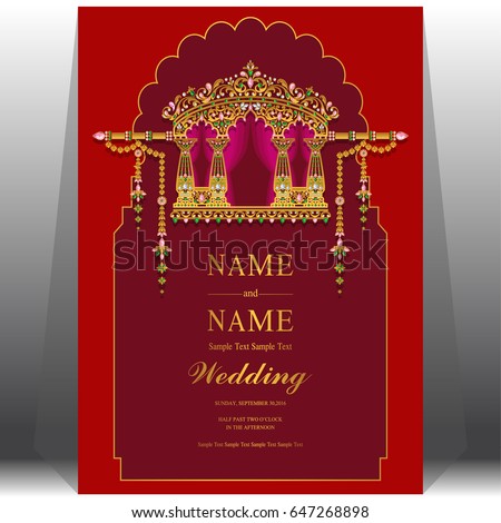 Indian Wedding Invitation Card Vectors Free Psd Download 215 Free Psd For Commercial Use Format Psd