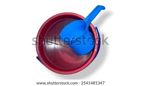 Similar – Image, Stock Photo Ladle at the garden fence converted to turn the barbecue coal