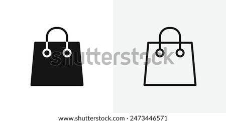 Shopping bag icon symbolizing retail and purchasing items