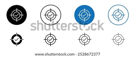 Target with Precision and Accuracy Focus Icon