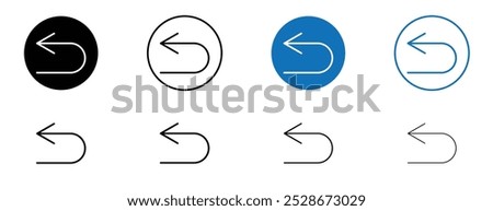 Undo icon in vector format