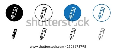 Highlighter pen icon in vector format