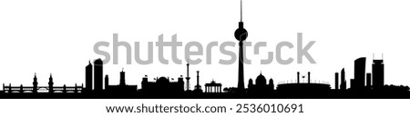 Image, Stock Photo Berlin walls Capital city