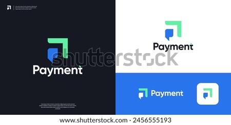 Letter P payment logo design inspiration.