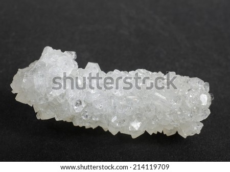 apophyllite on mountain crystal
