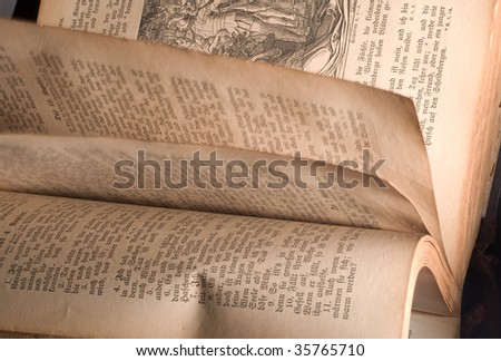 pages of old bible
