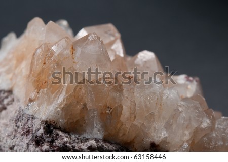 macro, rock crystal