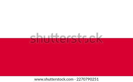 Vector POLAND flag, official colours, illustration. EPS10. vector background of POLAND flag, 
POLAND Flag in circle