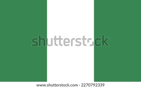 Vector NIGERIA flag, official colours, illustration. EPS10. vector background of NIGERIA flag, 
NIGERIA Flag in circle