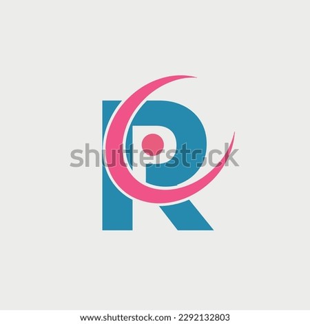 Rpc letter logo design on white background vector image. Rcp letter logo creative design with graphic vector image