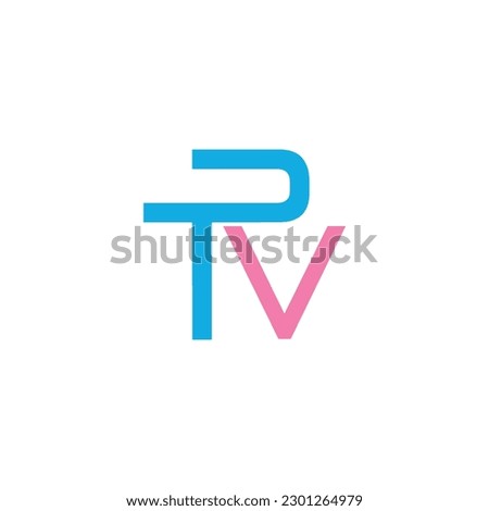 Ptv initial letter logo design template vector image. Initial tpv alphabet logo design template vector image. P T V Letter Logo Design with Creative Modern Trendy Typography Logo