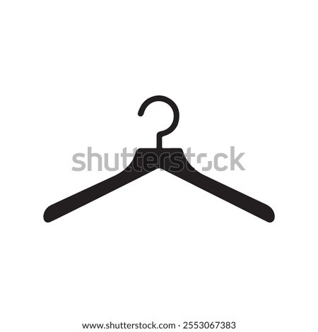 Similar – Image, Stock Photo hangers with clothes in a closet